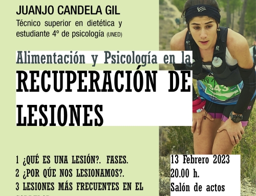 Recuperación de lesiones – Charla a cargo de Juanjo Candela